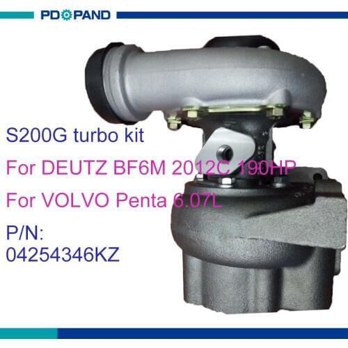 Turbo charger parts kitS200G for Volvo Penta with DEUTZ BF6M2012C engine 6070ccm 40kw 04254346 04254346KZ 318438 318047