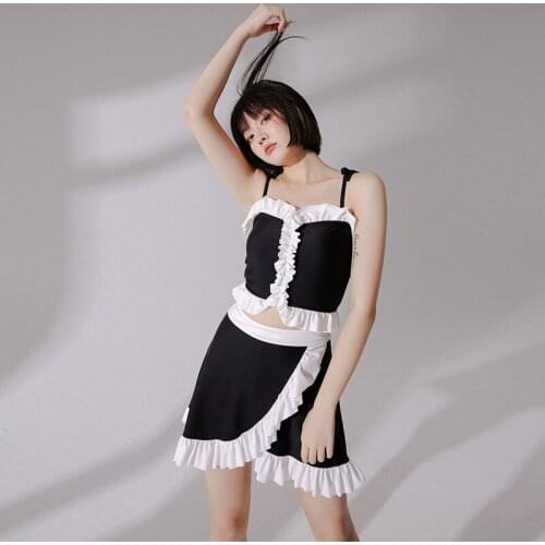 Swimwear Women Swimsuits Bikini Girls Kids For Swim Wear Skirt Bubble Suits Female Polyester Print Swimming Suit For Women