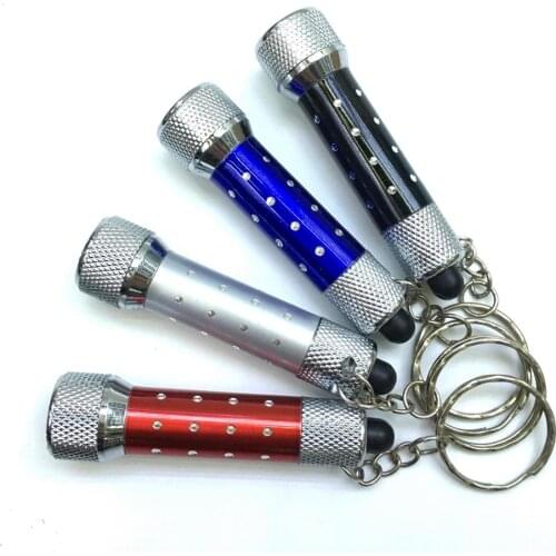 Factory whilesale new creative wave point 7LED key lamp gift lamp promotion small flashlight manufacturer direct sale wholesale