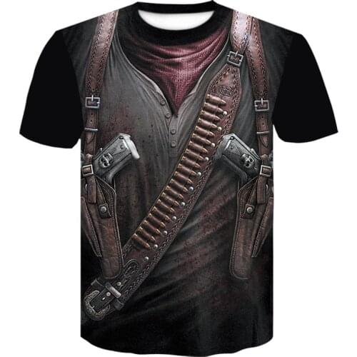 Summer 2020 mens fun print T-shirt 3D high quality short-sleeved harajuku street T-shirt plus size 4XL