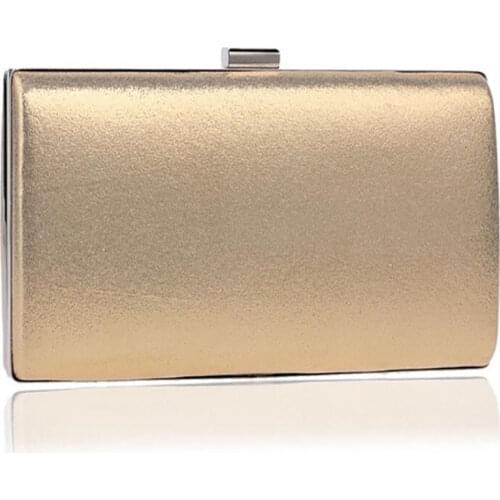 Fashion Evening Bags Silver Gold Color Day Clutch Female Blue Black Wedding Purse Messenger Bag