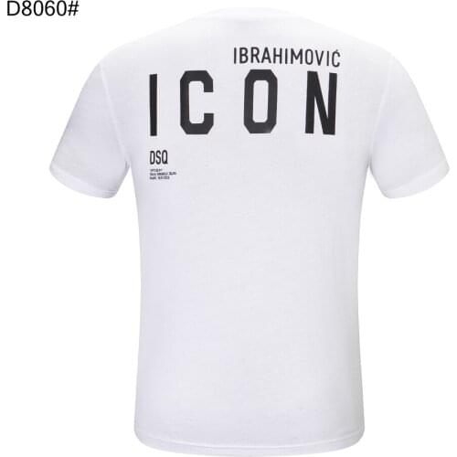 DSQ PHANTOM TURTLE Mens Short Sleeve Logo Series Graphic T-Shirt Men Fashion Print Cotton Tees Breathable Quality Tops D80601
