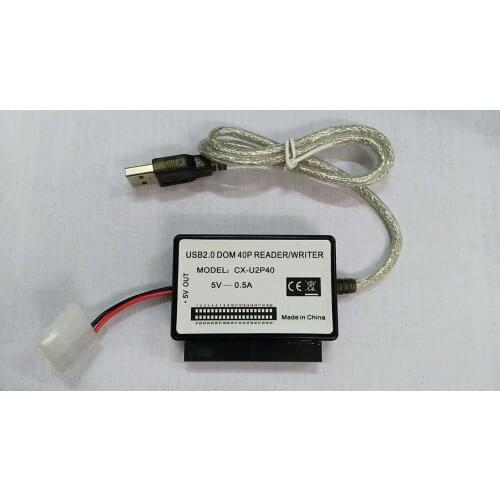 New USB2.0 electronic hard disk 40p DOM disk reader cx-u2p40 3.5ide40 Pin card reader