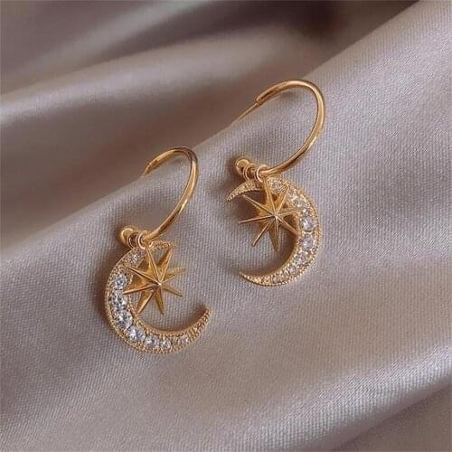 New Xingyue Earrings Korean High-end Light Luxury Temperament Net Red Female Earrings Commuter Earrings Earrings