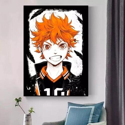 Canvas Poster Painting Raven Anime Jaopan Handsome Wall Art Gift Prints Modular Pictures Home Decoration For Living Room Frame