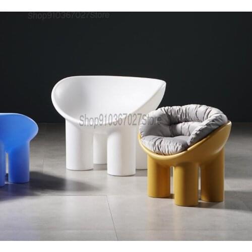 Nordic Creative Home Elephant Legs Children Stool Sofa Designer Leisure Back Chair Living Room Low Stool