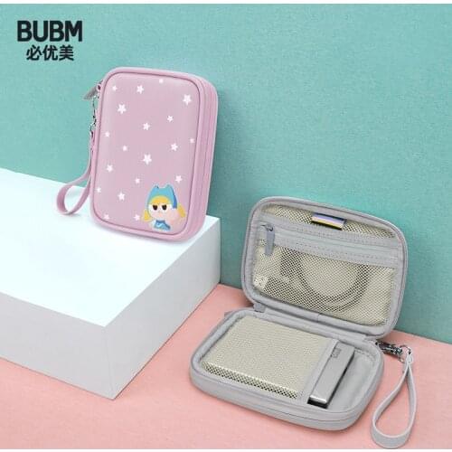 BUBM New Hard Drive Protection Handbag Power Bank Bag Multi-Function USB Cable Earphone Charger Digital Organizer Storage Bag