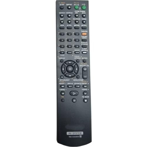 Remote Control Replace For SONY AV System STR-K740P STR-K750P RM-PP65 HT-SF2000 STR-KM7500 RM-AAU027