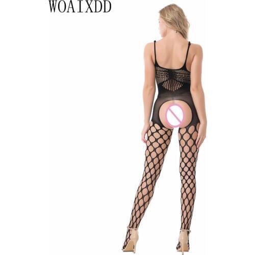 Lingerie Women Sexy Lingerie Dress Transparent Lace Hollow Night Wear Sexy Ladies Lingerie WOAIXDD Nightwear Underwear