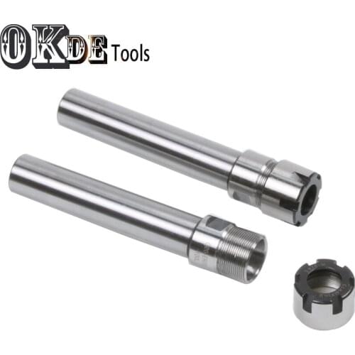 1PCS 8MM deep processing CNC straight shank extension rod 8mm C8 ER8 ER11 C8 100L 150L arbor collet chuck for CNC milling cutter