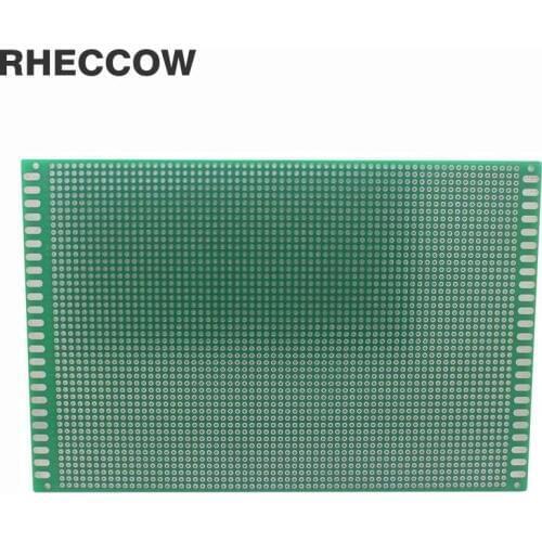 RHECCOW 10pcs 12x18cm single Glass-Epoxy Prototyping CIRCUIT PANEL SOLDER PCB Glass Fiber Board For Test and DIY