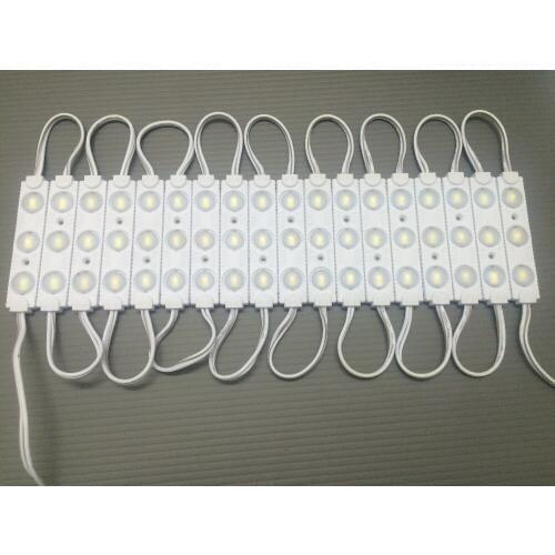 1000PCS/Lot waterproof 12V 3LEDs 1.5W 5730 Injection molding LED Module high lumen super bright led modules lighting