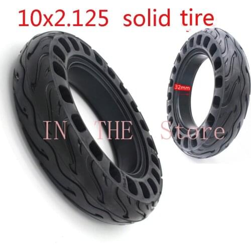 10x2.125 Solid Tire 10x2.125F Thickening Honeycomb Wheel Tyre for Smart Electric Balancing Scooter Accessory