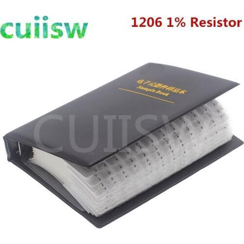 1206 SMD Resistor Sample Book 1% Tolerance 170valuesx50pcs=85000pcs Resistor Kit 0R~10M 0R-10M