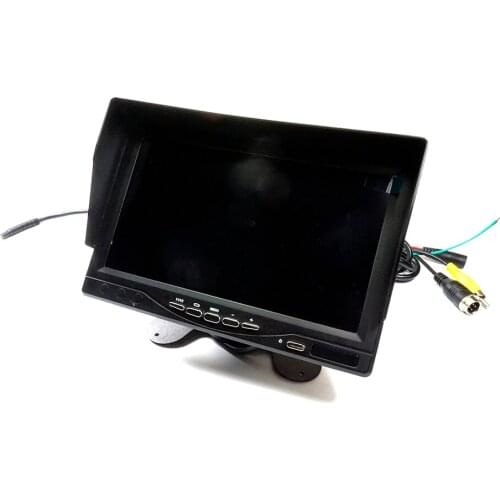 Car DVD player 7" AHD 1920*1080P two recording TFT LCD mirror monitor 12-30V auto Camera DVD VCR Car camera car reversing video