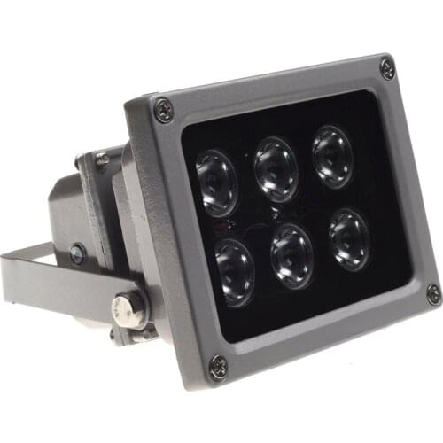 AZISHN CCTV LEDS IR illuminator infrared lamp 6pcs Array Led IR Outdoor Waterproof Night Vision CCTV Fill Light for CCTV Camera