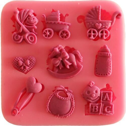 Baby Product Fondant Molds Chcoclate Moulds Cake Decoration Mold Soap moulds