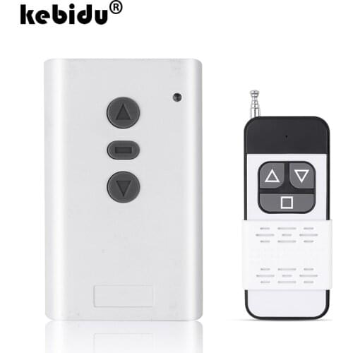 Kebidu 433MHz Wireless Remote Control AC 220V RF 2CH Relay Receiver Remote Controller for garage & Factory& Light