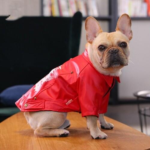 Locomotive Jacket Dog Clothes French Bulldog Puppy Pet Warm Coat Pets Dogs Clothing For Small Dogs Puppy Outfit Overalls For Dog