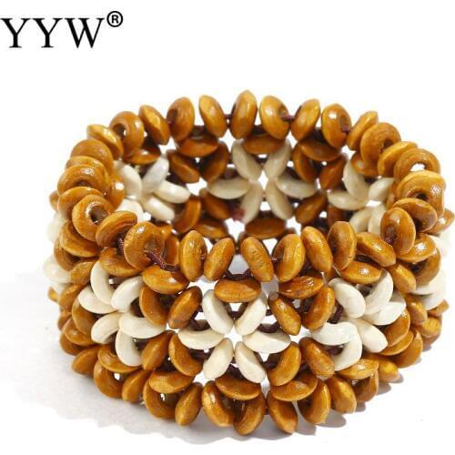 Multicolor Bohemia Boho Bangle Women Ornaments Assorted Resin Beads Children Ethnic Bracelet Trendy Jewelry Accessories Bileklik