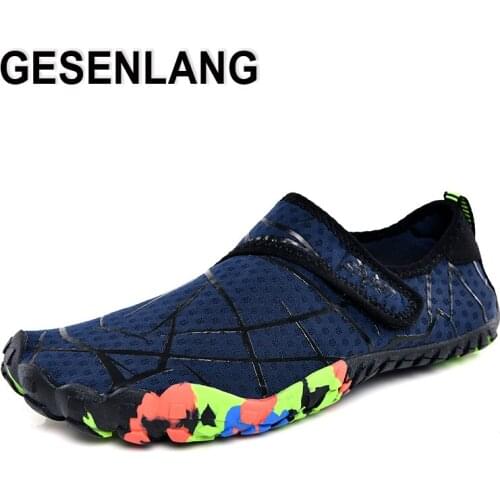 2019 Mens Beach Water Shoes Unisex Quick Drying Swimming Diving Five Fingers Shoes Driving Yoga Walking Barefoot Aqua Shoes New