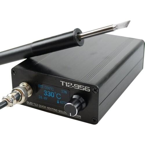 1.3 OLED Screen Soldering Digital Station Electronic Soldering iron 4-core Soldering Station AC 110V-240V With Welding Handle