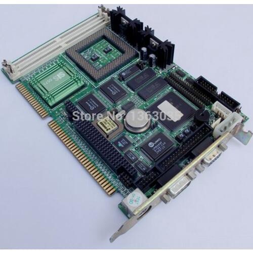 PCA-6153 industrial motherboard with VGA, COM, keyboard port tested working