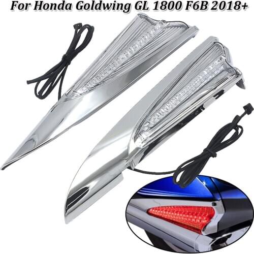 NEW GL1800 Motorbike Saddlebag Accent Swoop LED Light Case For Honda Goldwing GL 1800 F6B 2018 2019 2020 2021 Saddlebag Lights