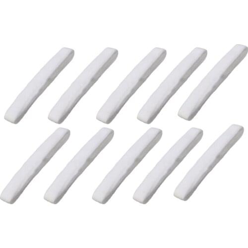 10Pcs PVA Mesh 25mm Wide Soluble Fish Refill Nets Carp Fishing PVA Network Stocking Boilie Rig Bait Wrap Net Bags 5M