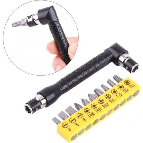 1/4 Inch Black Allen Wrench, 1/4 Hexagon Socket Wrench With Various Hand Screwdrivers Repair Tools Set