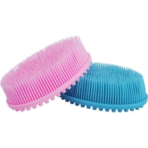 Silicone Bath Brushes Baby Shower Brush Soft comfortable mild non stimulating Body message brushes LX1422