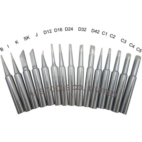 ST Replace Soldering Tips Fit WELLER SP40L SPG40 SP40N WP25 WP30 WP35 WLC100 Iron Handle Pencil Nozzle Welding Bit