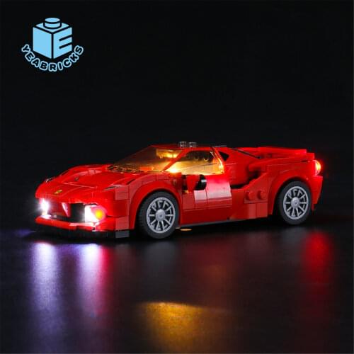 MTELE Brand LED Light Up Kit For F8 Tributo Race Car Compatible With 76895