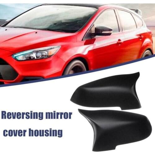 2 Pieces Rearview Mirror Cover Cap Carbon Black For BMW Series 1 2 3 4 X M 220i 328i 420i F20 F21 F22 F23 F30 F32 F33 F36 X1