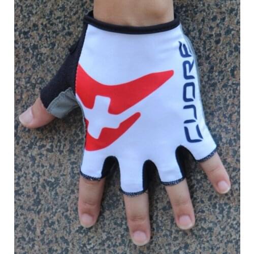 2016 IAM Team 2 COLORS One Pair Sports Half Finger Cycling Jersey Gloves MTB Road Mountain Bike Bicycle Gel Gloves