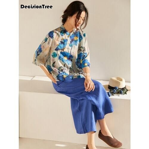 2021 chinese style tops silk qipao tops chinese ladies chinese vintage clothing cheongsam tops folk costume cheongsam blouse