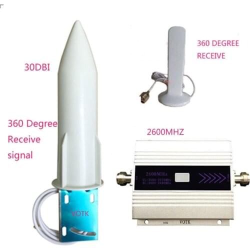 2600mhz FDD Network Signal Repeater Cellular Booster Mobile Phone 4G Amplifier with 30DB ANTENNA