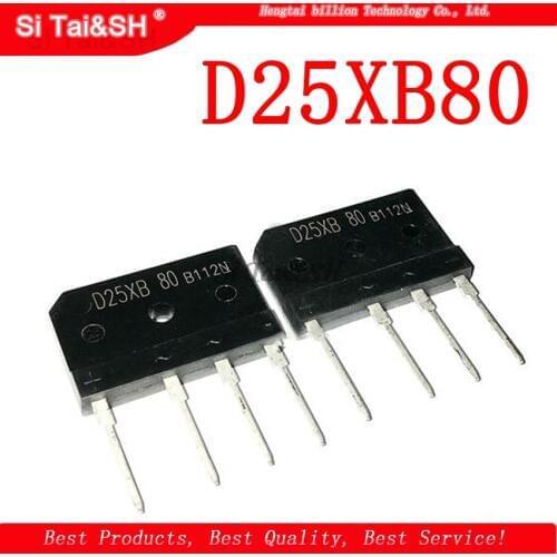 5pcs/lot import D25XB80 D20SB80 20xb80 induction cooker rectifier bridge pile