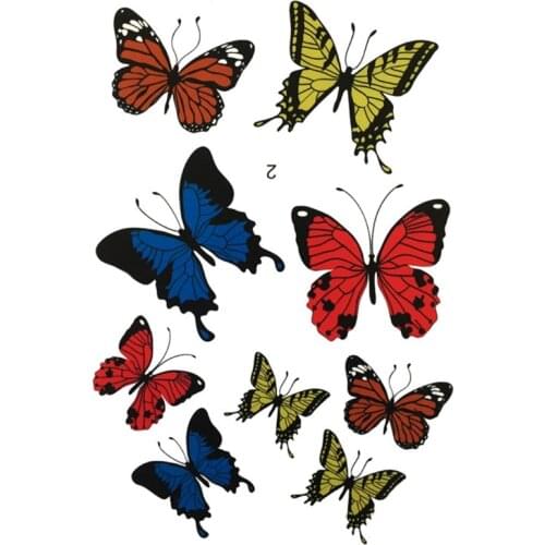 Car Window Butterfly Plum Flowers Sticker Mirror Graphic Decal Girly Car Sticker Cool Styling Universal Fits Motorcycle Label