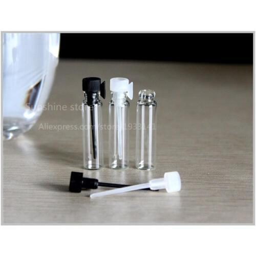 Free Shipping 1000pcs/Lot 2ml Small Glass Perfume Bottle, 2 CC Mini Tester Glass Perfume Vials