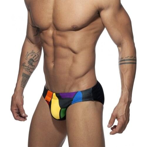 Brand Summer Swimming Trunks Men Sexy Bikini Swimwear Push Up Surffing Board Shorts Beachwear Briefs Bathing Suit Swimsuits