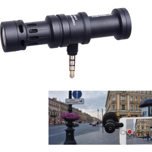 Commlite Full Metal Cardioid Directional Condenser Shotgun Video Microphone Mic for Smartphone iPad iPhone 7 6S 6S 5