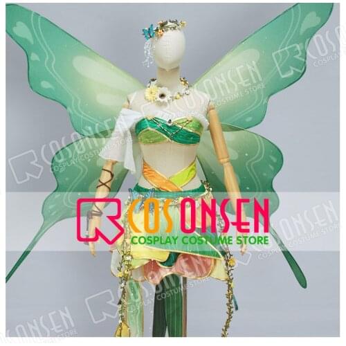 COSPLAYONSEN Love Live! Land of Fairies Ver After awakening Koizumi Hanayo Cosplay Costume With wings