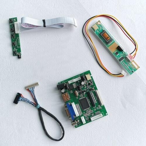 For B133EW01/LP133WX1 13.3" notebook panel 1280*800 2AV+VGA+Keyboard LVDS 20pins 1CCFL LCD display controller board DIY kit