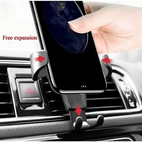Gravity Car Holder For Phone Air Vent Clip Mount Mobile Cell Stand Smartphone GPS Support For iPhone 12 11 XS X XR Xiaomi
