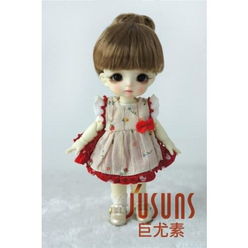 JD049 1/8 1/12 Fashion Doll Wig Lovely Up Style Synthetic Mohair Wig For BJD Doll 3-4inch 4-5 inch 5-6inch Doll Accessories