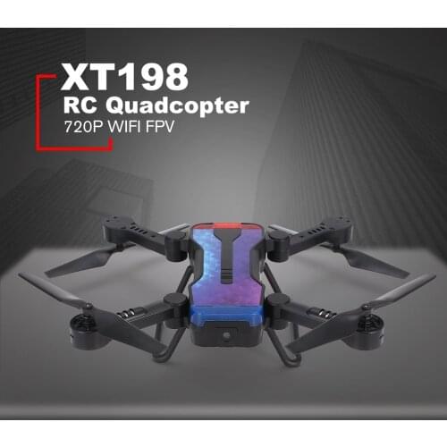 XT198 RC 720P WIFI FPV With Beauty Mode Optical Flow Positioning Altitude Hold RC Quadcopter RC Control and Gravity Control Mode