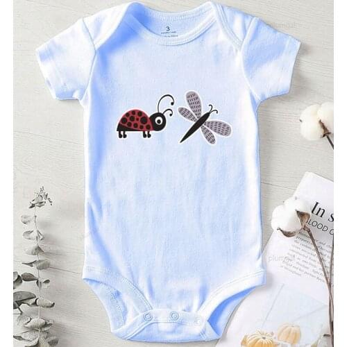 Girls Outfits Newborn Girl Clothing Kids' Things Cartoon Print Baby Boy Clothes Winter One Piece Jumpsuit Toddler Romper