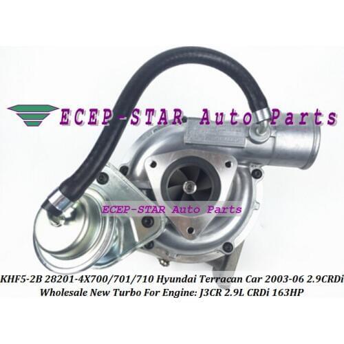 RHF5 KHF5-2B 28201-4X700 28201-4X701 28201-4X710 Turbo Turbocharger For HYUNDAI Terracan Car 2003-2006 J3CR J3 2.9L CRDi 163HP