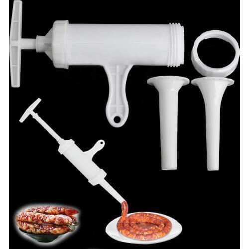 Food Grade PP Manual Sausage Stuffer Tools Food Grade Plastic Sausage Cod Fish Intestines High Capacity Kitchen Meat Grinder